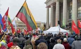 Litwini zakłócili dzień zwycięstwa Litwy nad „sowieckim okupantem”